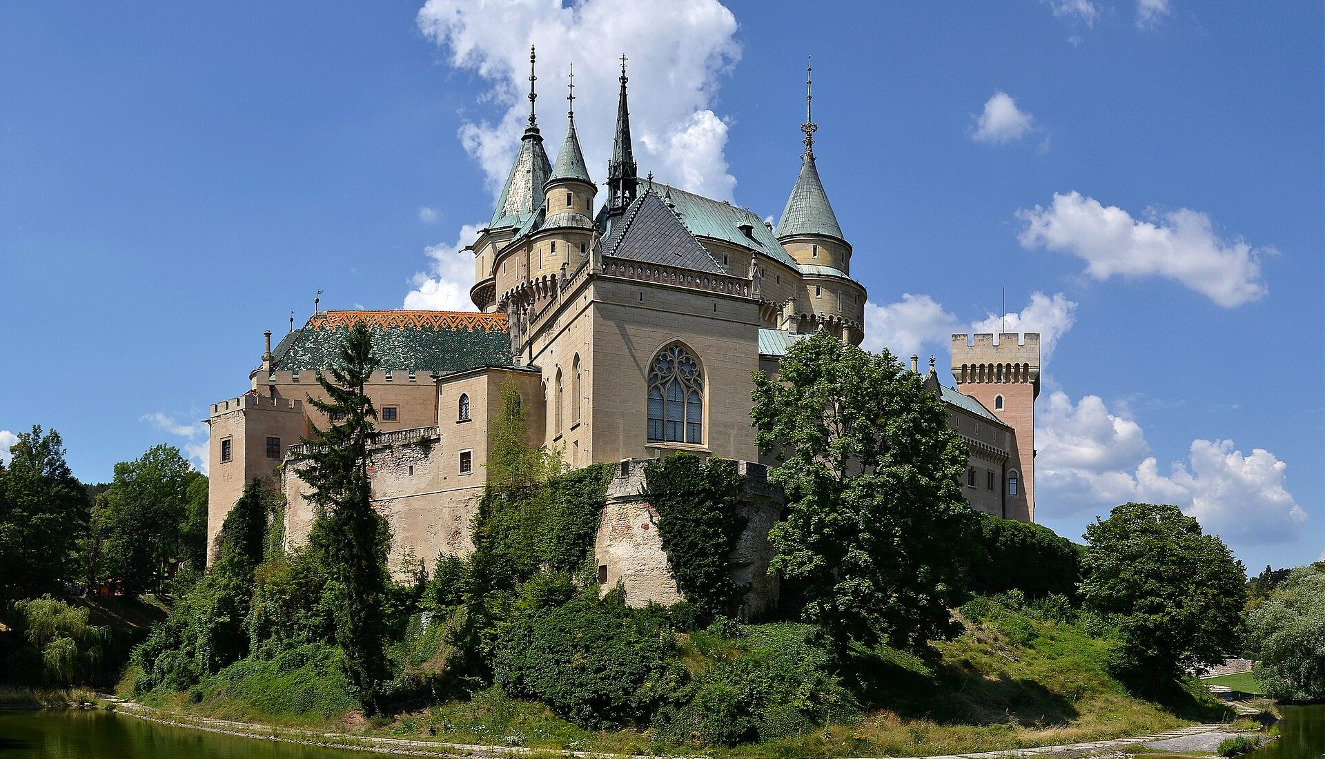 The castle from the south